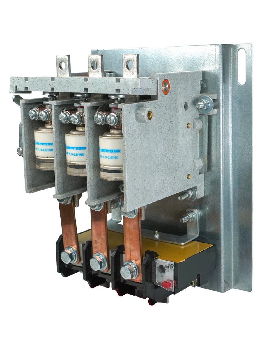 КВТ-1,14-2,5/ 80-3 У3-Р, 3п, 80А, 220В AC/DC, 2з+1р, нереверсивный, с реле РТТ325 68-92А, IP00  (ЭТ)