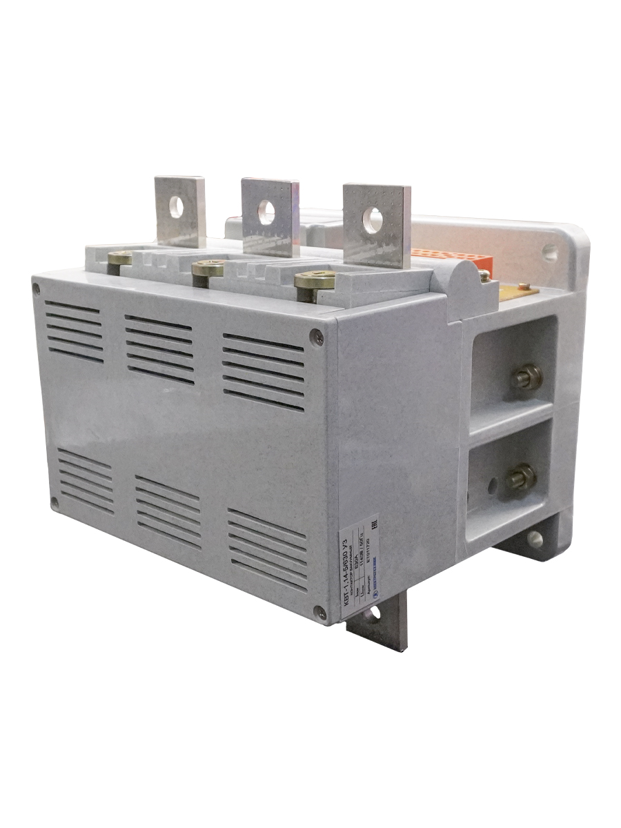 КВТ(М)-1,14-5/630-3 У3, 3п, 630А, 380В AC/DC, 3з+3р, нереверсивный, без реле, с магнитным удержанием