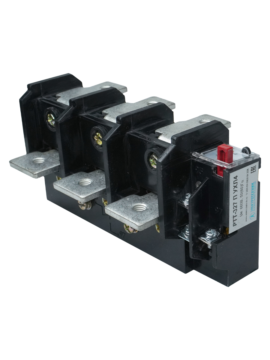 РТТ-327 П УХЛ4, 260А, 221,0 - 260,0А, 660В/50Гц, 1з+1р, ручной возврат, IP00  (ЭТ)