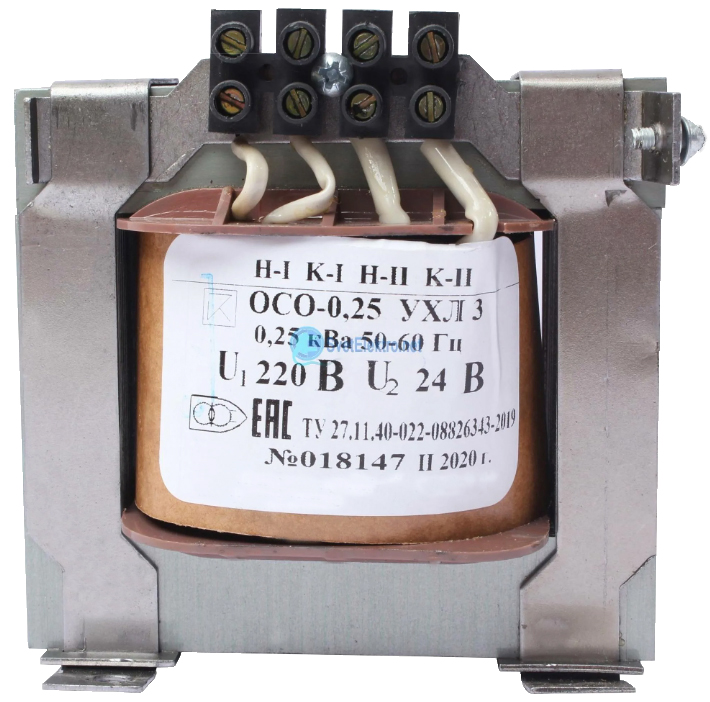 ОСО-0,25 УХЛ3 220/24, IP00 