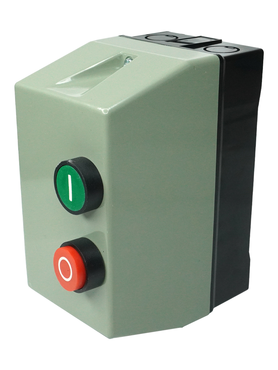 ПМЛ-1220 УХЛ4 Б, 220В, 1з, 10А, нереверс., с реле 1-1,6А, в корпусе IP54, с кнопками ПУСК+СТОП  (ЭТ)