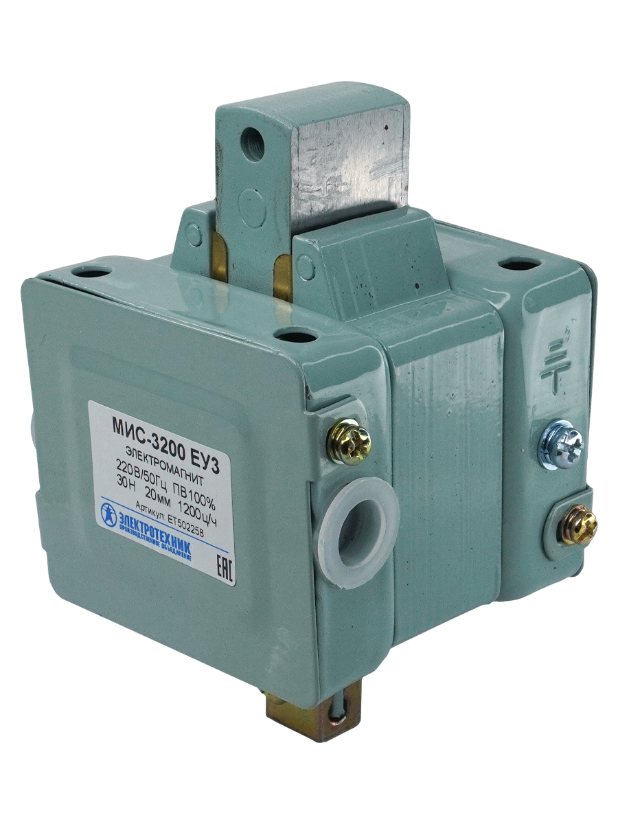 МИС-3200 ЕУ3, 220В, толкающее исполнение, ПВ 100%, IP20, с жесткими выводами  (ЭТ)