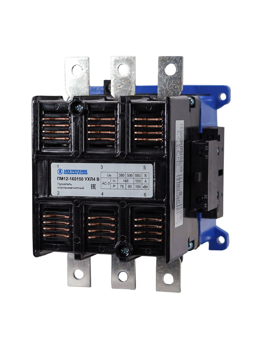 ПМ12-160150 УХЛ4 В, 380В, 2з+2р, 160А, нереверсивный, без реле, IP20  (ЭТ)