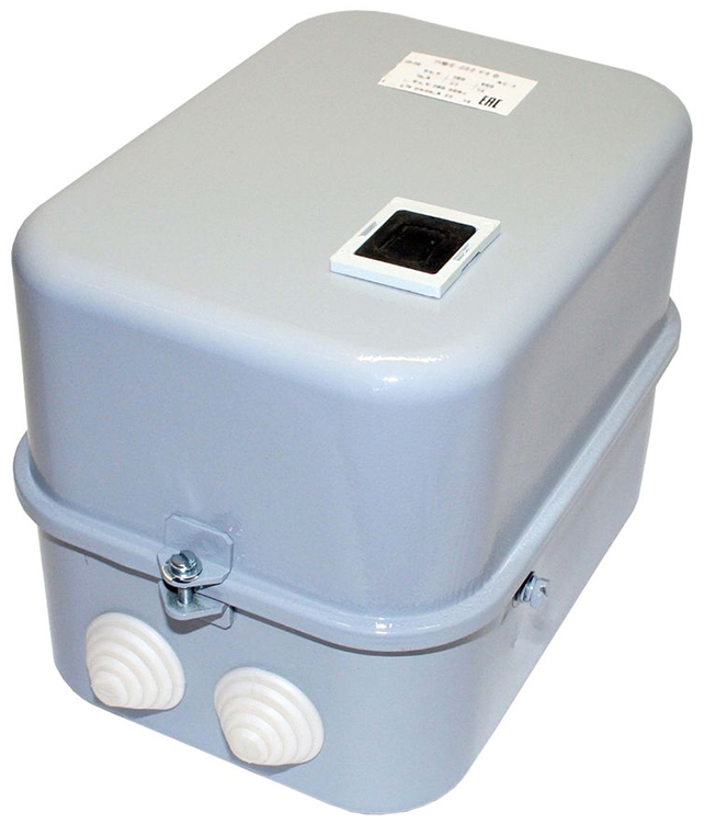 ПМЕ-222 У3 В, 220В,1з+1р,25А,нереверс.,с реле РТТ-141 21,3-25,0А, в корпусе IP40, с кнопкой R  (ЭТ)