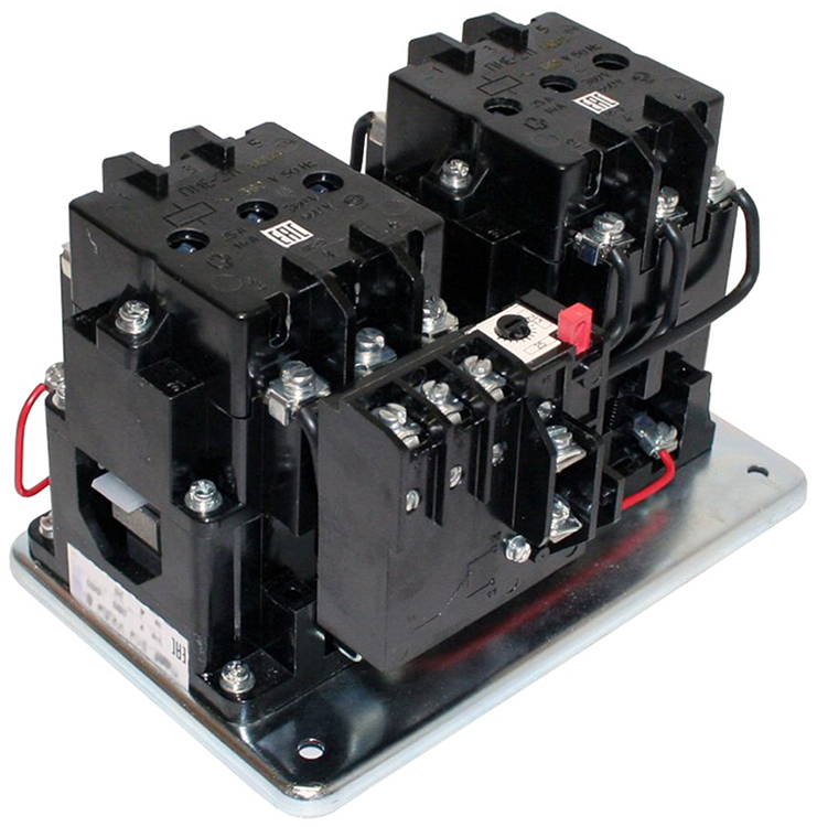 ПМЕ-214 УХЛ4 В, 220В, 4з+4р, 25А, реверсивный, с реле РТТ-141 21,3-25,0А, IP00  (ЭТ)