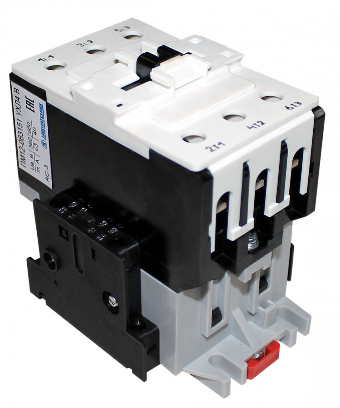 ПМ12-063151 УХЛ4 В, 110В, 2з+2р, вар.А, 63А, нереверсивный, без реле, IP20  (ЭТ)