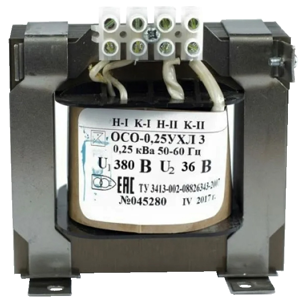 ОСО-0,25 УХЛ3 380/36, IP00  
