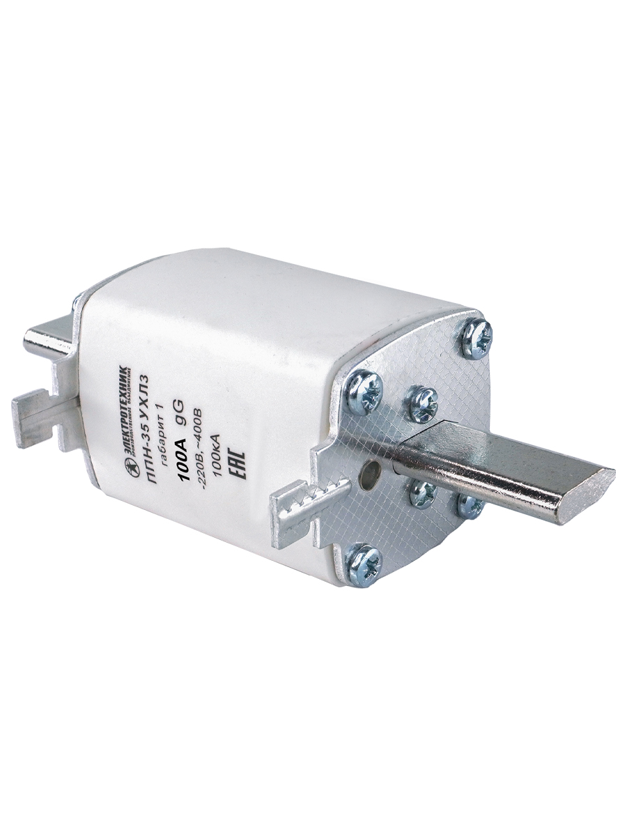 Плавкая вставка ППН-35 УХЛ3, 100А, габарит 1, IP00  (ЭТ)