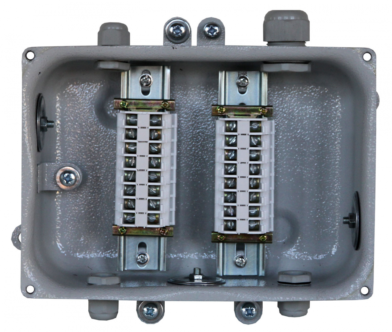 КЗНС-16 У2, 16 зажимов, IP54 (пластиковые вводы PG)