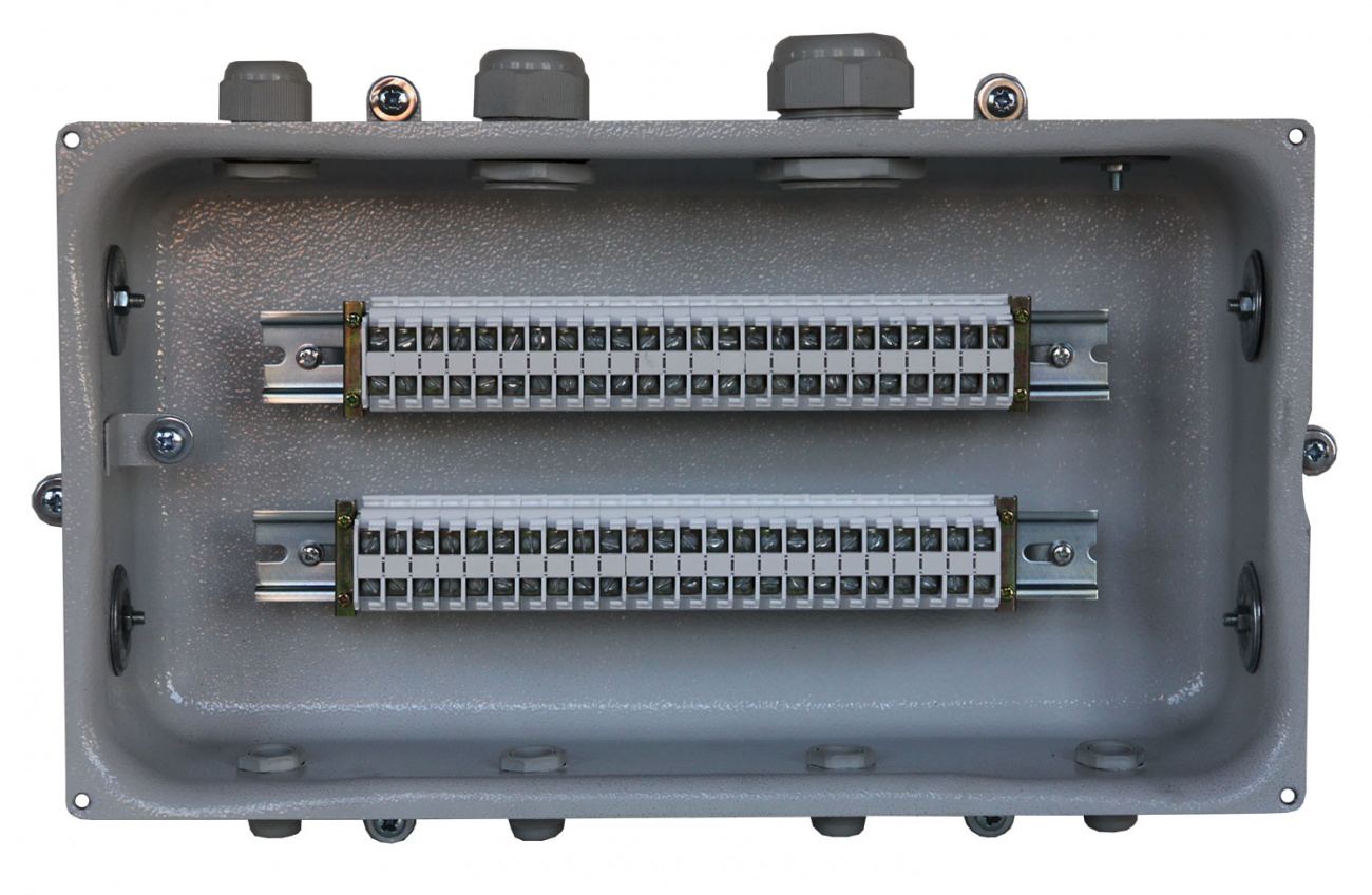 КЗНС-48 У2, 48 зажимов, IP54 (пластиковые вводы PG)