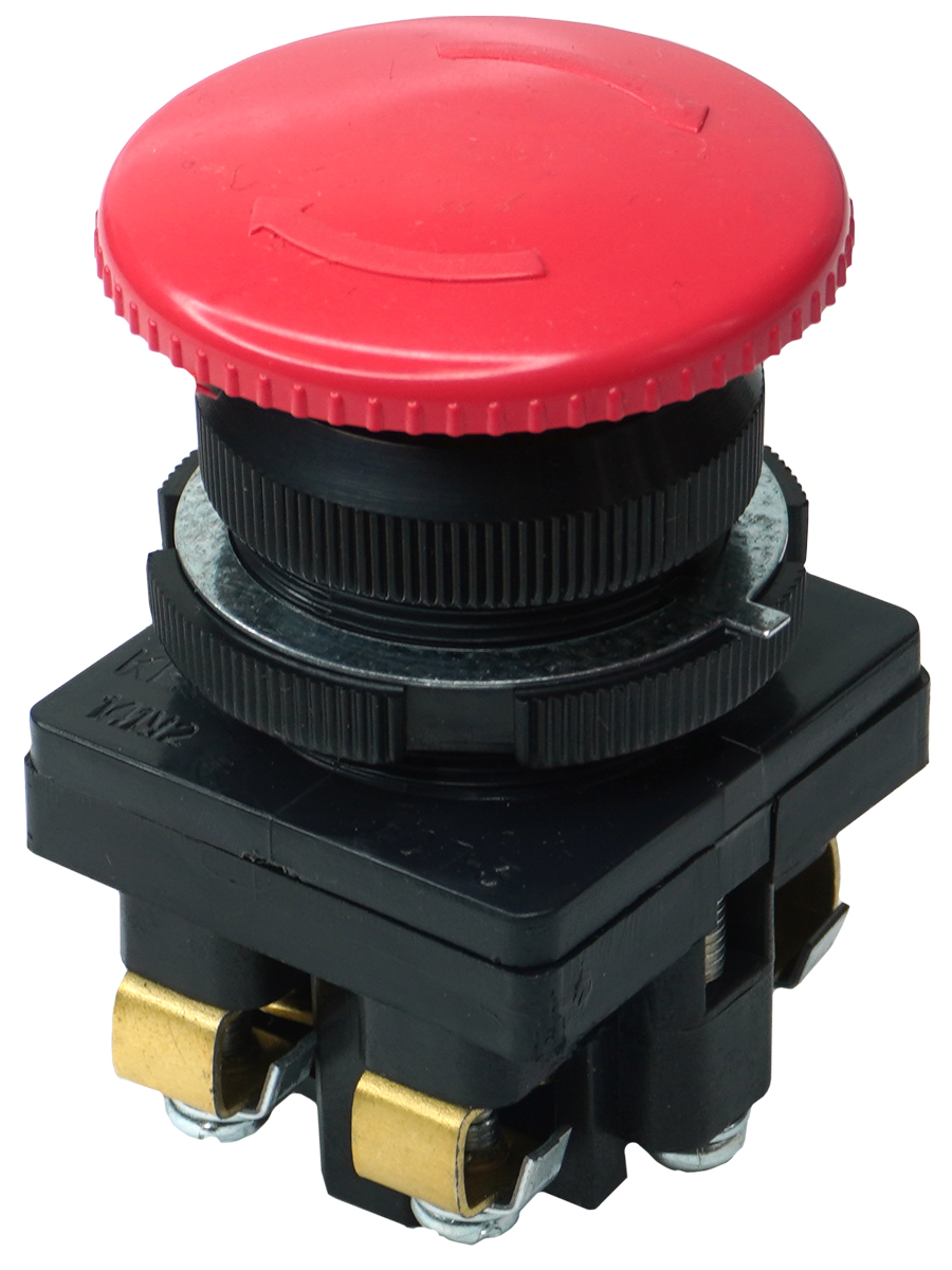 КЕ-141/3, красный, 2р, гриб с фикс., IP54, 10А ,660В  (ЭТ)
