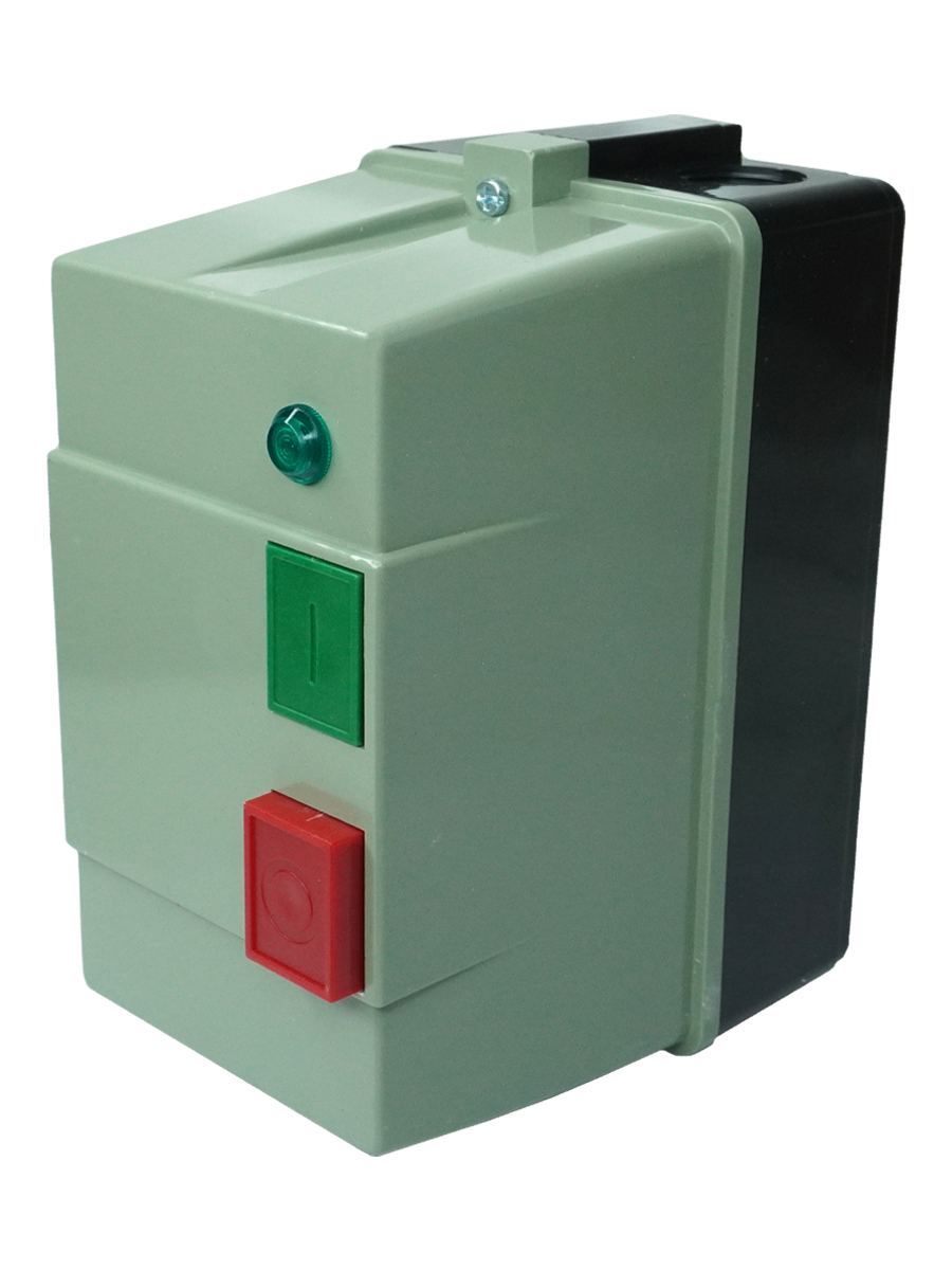 ПМЛ-2230 УХЛ4 Б,380В,1з,25А,нереверс.,с реле 17-25А,в корпусе IP54,с кнопк. ПУСК+СТОП, сигн.л. (ЭТ)