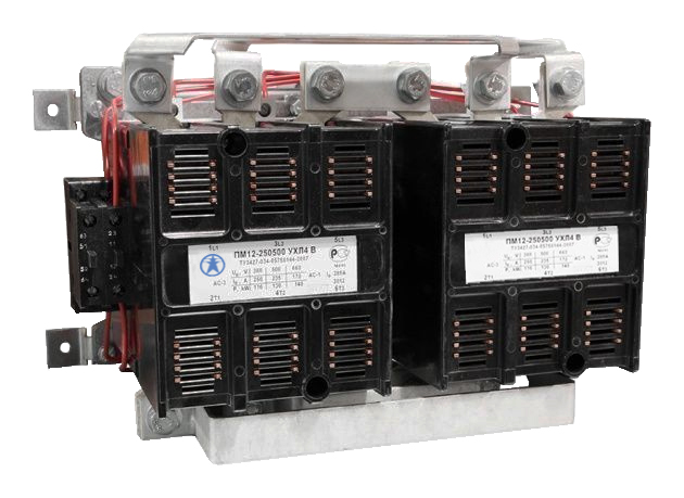 ПМ12-250500-ЭК УХЛ4 В, 380В, 8з+4р, 250А, реверсивный, без реле, IP00  (ЭТ)
