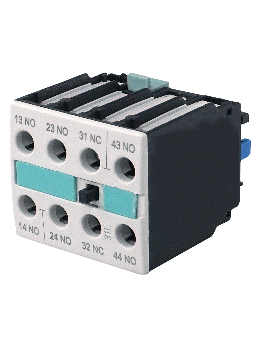3RH1921-1FA22, 2НО+2НЗ, для контакторов типоразмеров S0…S12, фронтальный, винтовые клеммы, I