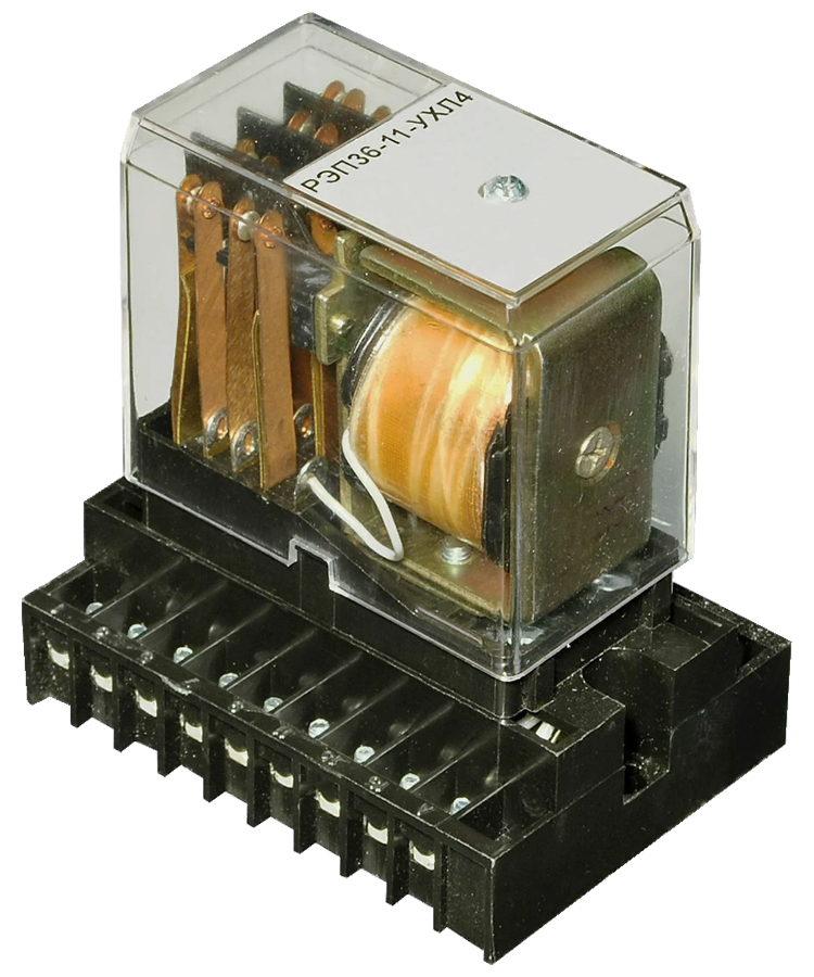 РЭП36-11 УХЛ4, 48В, 8з, переднее присоединение, IP00