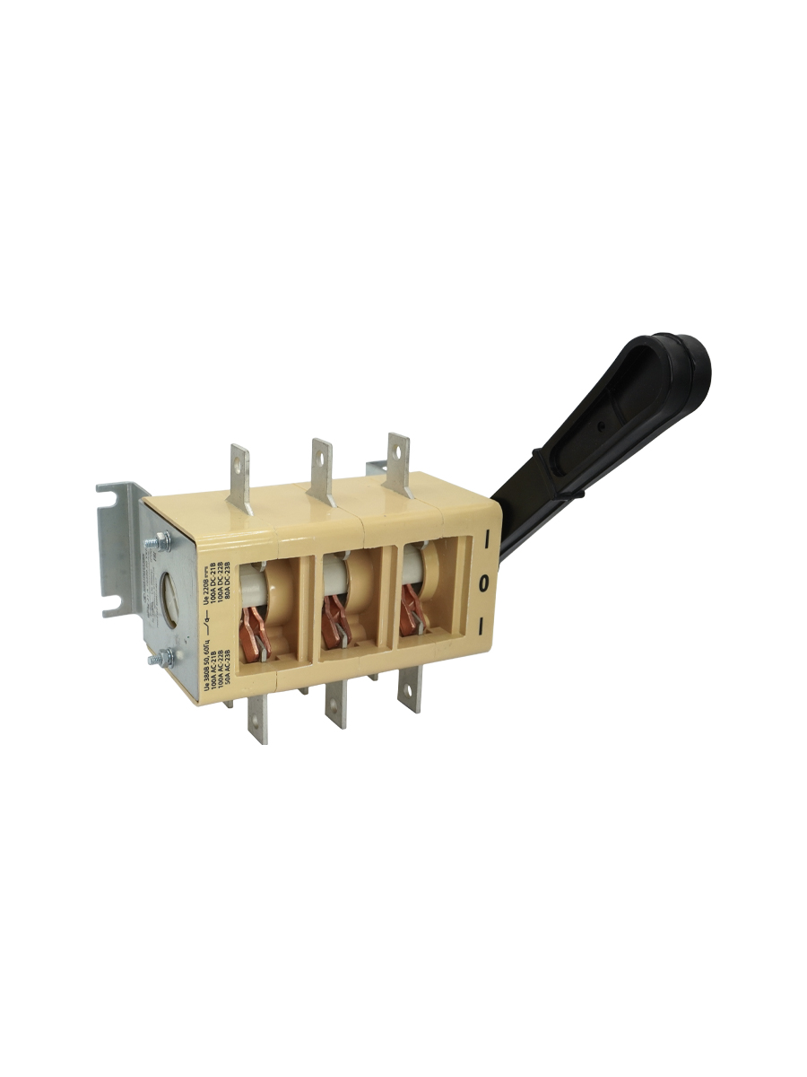 ВР32-31 А 70220-00 УХЛ3, 100А, несъёмная боковая рукоятка, 3-х пол. на два напр., IP00  (ЭТ)(Китай)