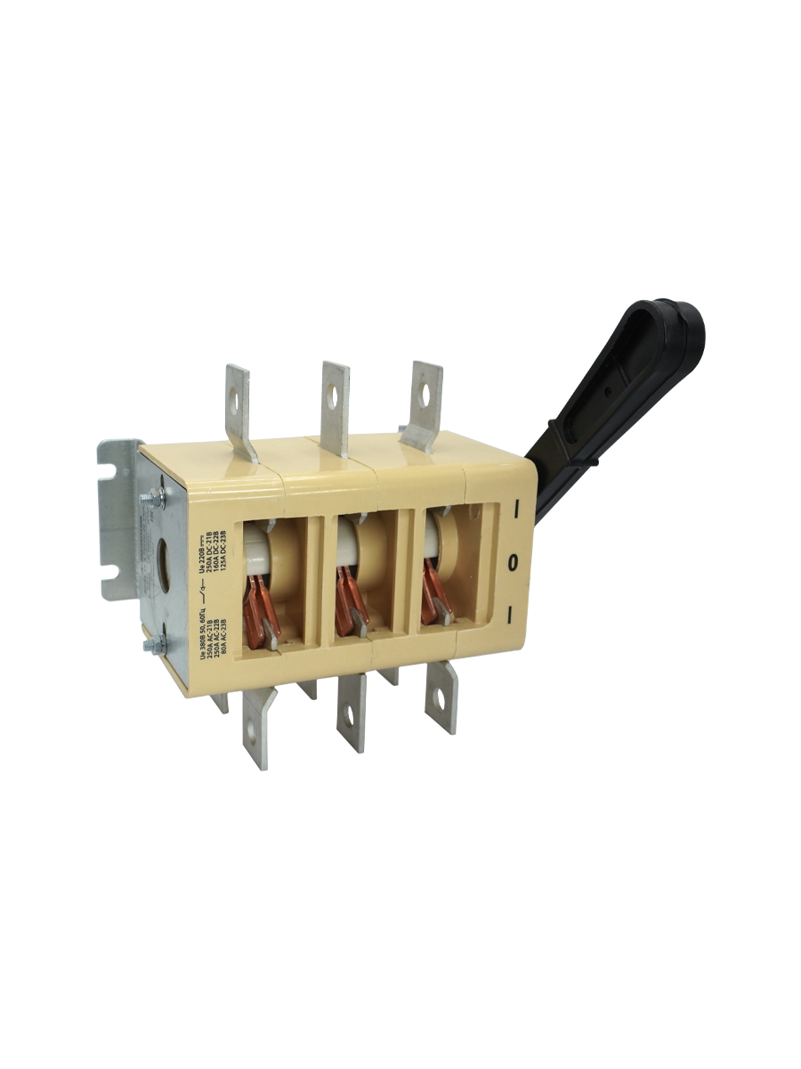 ВР32-35 А 70220-00 УХЛ3, 250А, несъёмная боковая рукоятка, 3-х пол. на два напр., IP00  (ЭТ)(Китай)