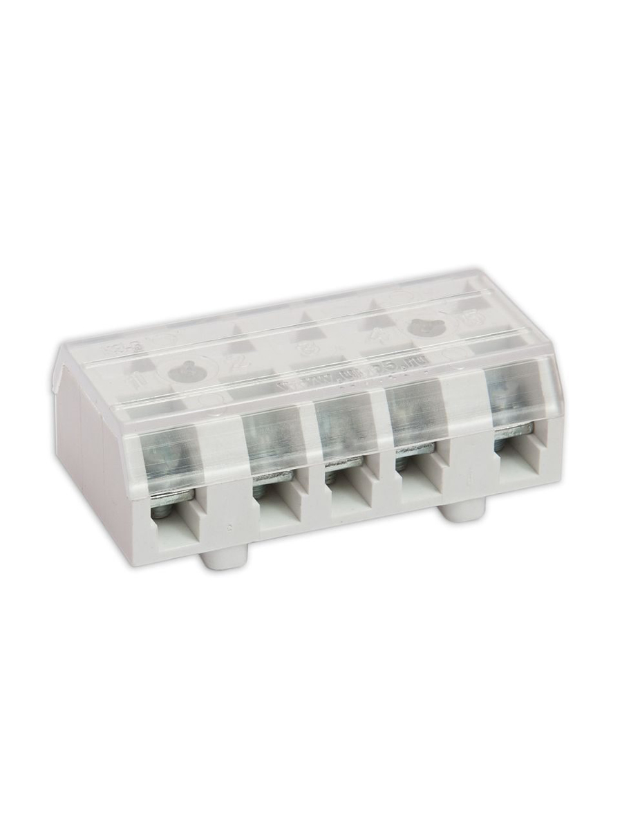 БЗ26-4П25-5У3, 25А, 0,35-4 мм2, пять пар винтовых клемм