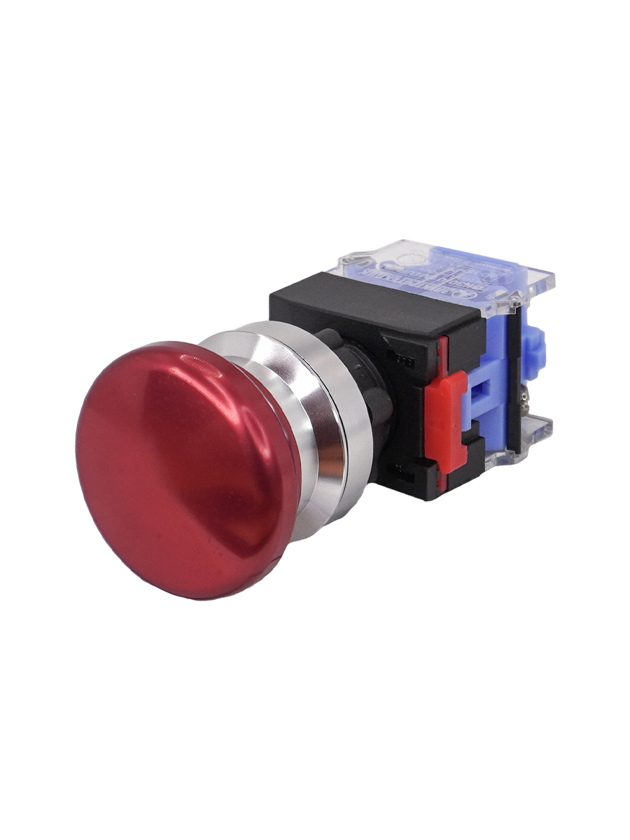 ВК30-01MB/R/P, красный, 1НЗ, гриб без фиксации 40мм, d30мм, IP65  (ЭТ)