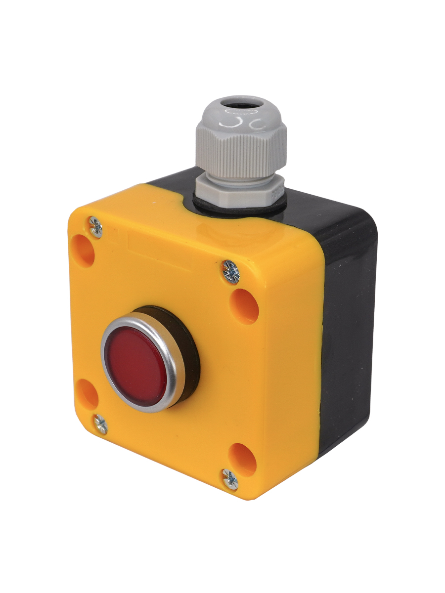 ПКУ22-1112-65У1, 1 красный цилиндр (НЗ), IP65  (ЭТ)