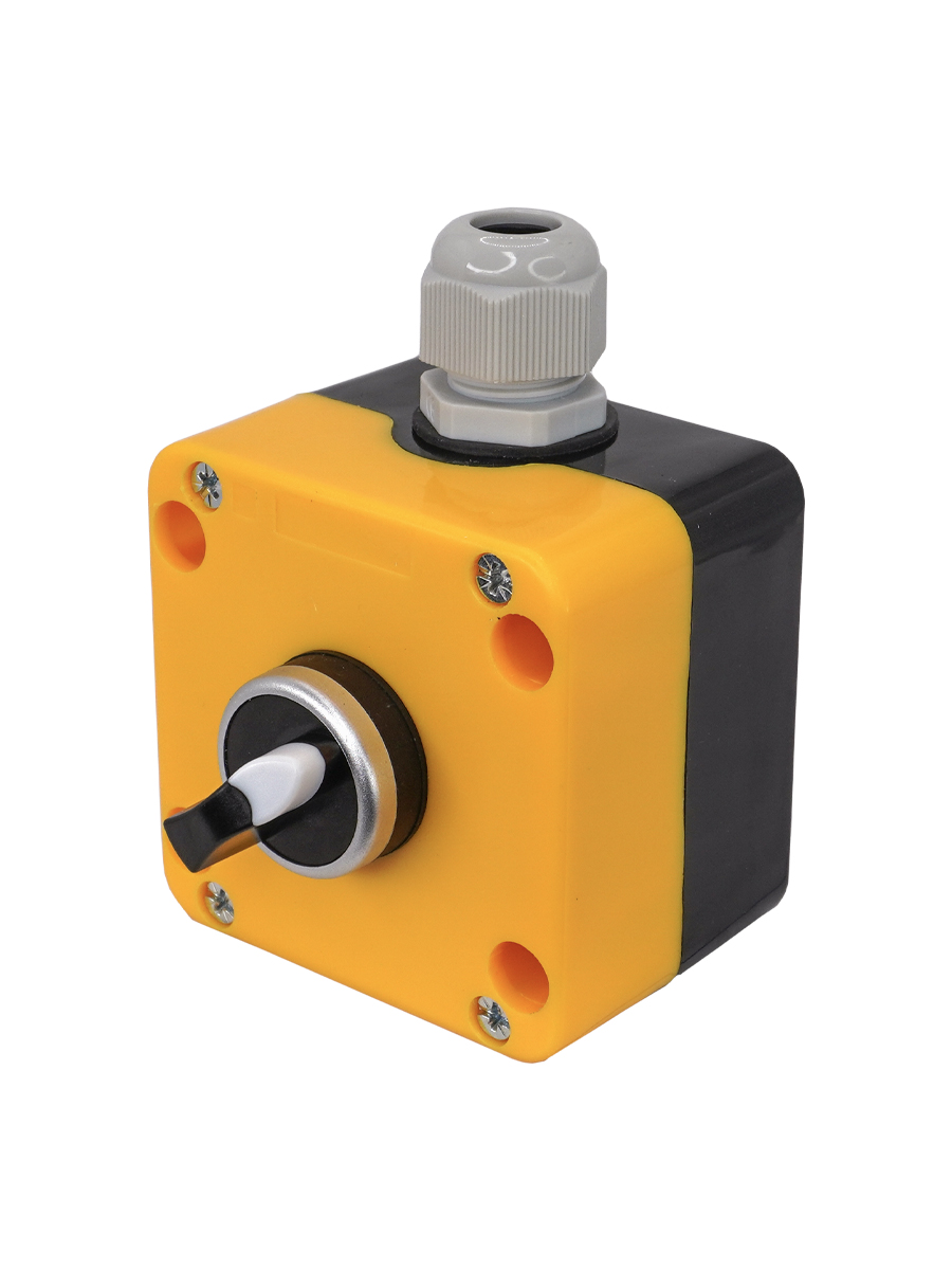 ПКУ22-1341-65У1, 1 переключатель на 2 положения с фиксацией (НО), IP65  (ЭТ)