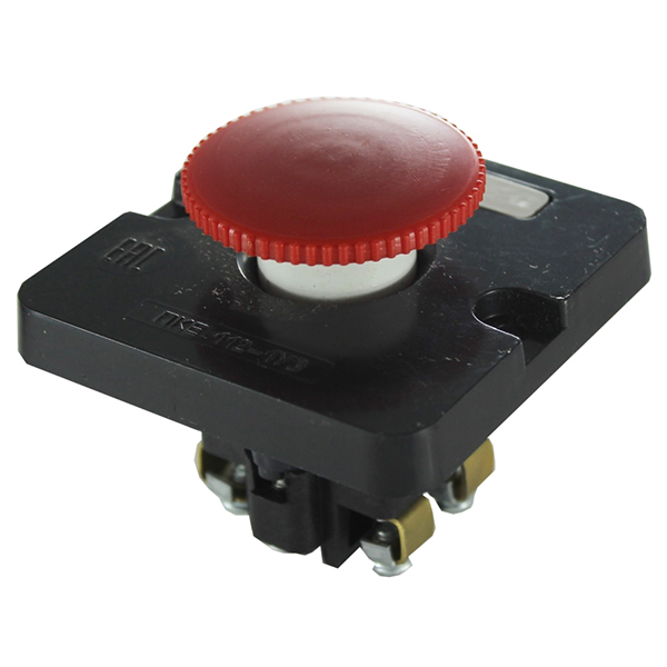 ПКЕ 112-1 У3, 10А, 660В, 1 элемент, красный гриб, в нишу, IP40  (ЭТ)