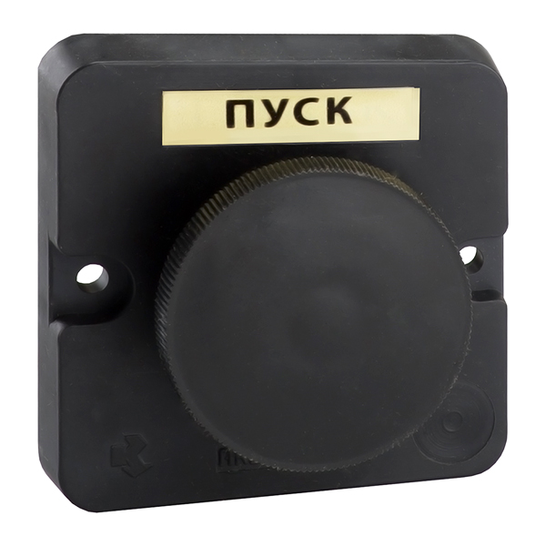 ПКЕ 112-1 У3, 10А, 660В, 1 элемент, чёрный гриб, в нишу, IP40  (ЭТ)