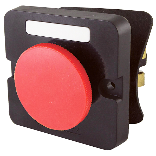 ПКЕ 122-1 У2, 10А, 660В, 1 элемент, красный гриб, в нишу, IP54  (ЭТ)